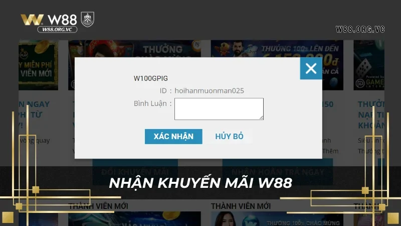 Khuyến Mãi W88 - Cơ Hội Vàng Để Nhận Thưởng Hấp Dẫn 3 Cách tham gia nhận khuyến mãi W88 dễ dàng nhất