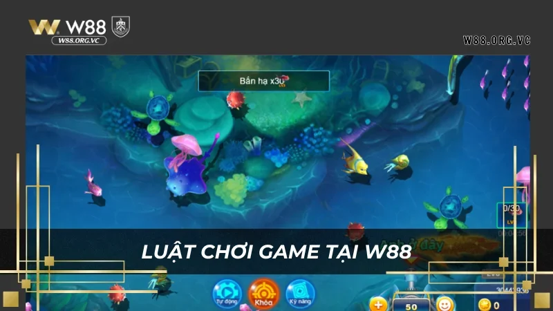 CRAZY FISHING 2 – Game Bắn Cá Đang HOT Tại Nhà Cái W88 2 Quy định khi bắn cá CRAZY FISHING 2